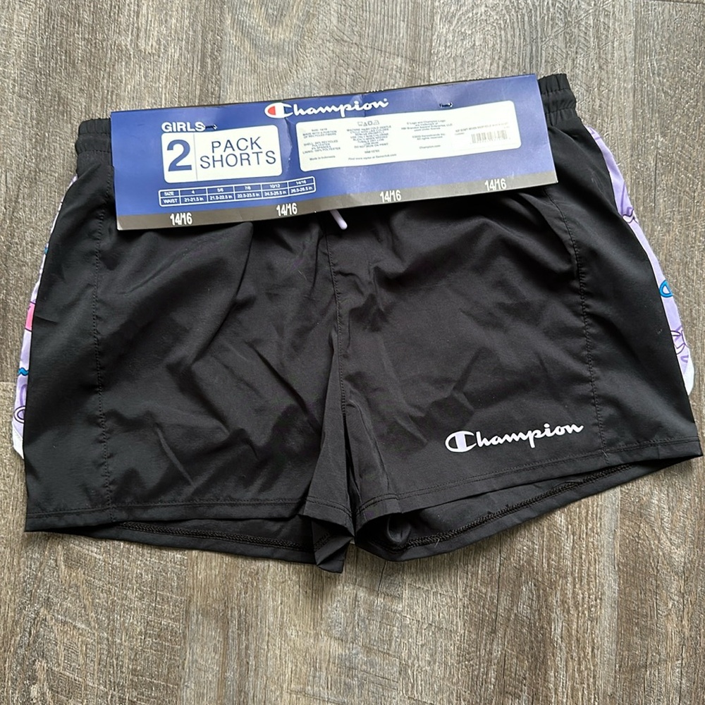 Girls Shorts -2 Pack Champion